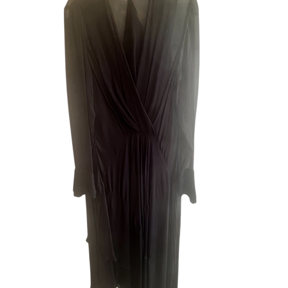 REISS Callie Ruffle Maxi Dress Size 8 - Picture 6 of 16